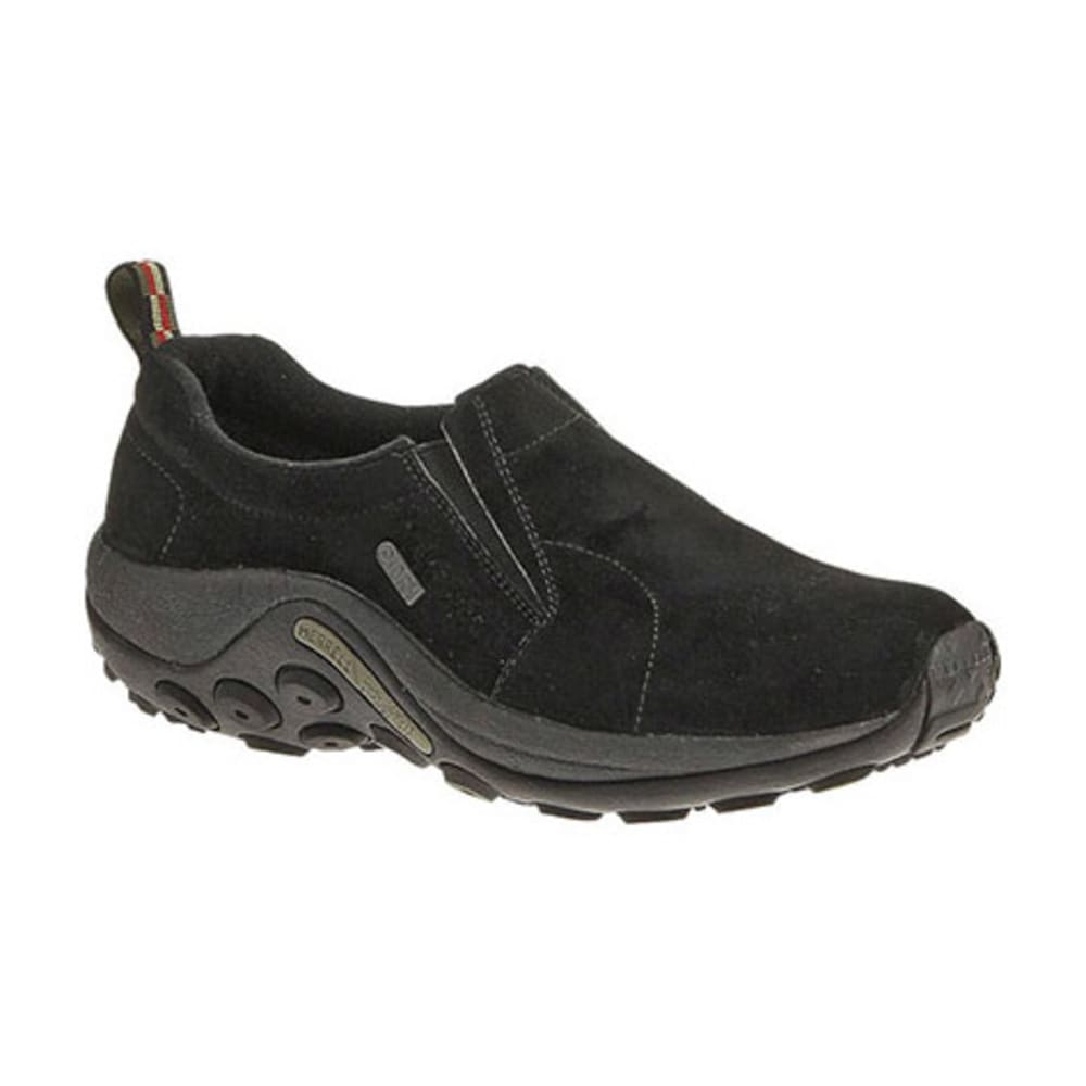 MERRELL Women's Jungle Moc Waterproof Shoes, Black 5
