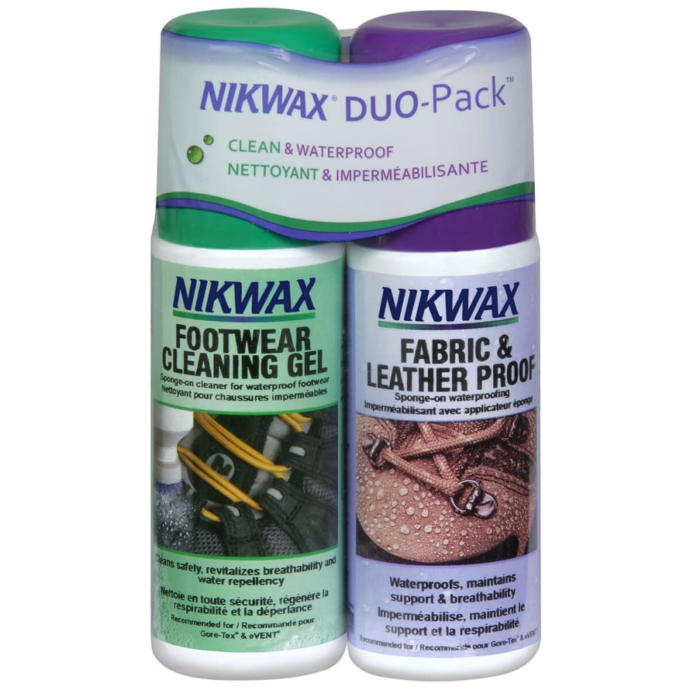 NIKWAX Fabric/Leather and Cleaner, Twin-Pack UNI