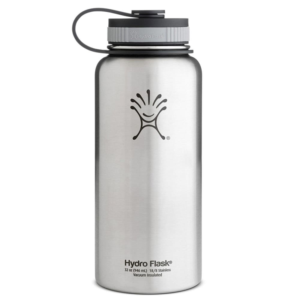 Hydro Flask White Insulated Wide Mouth Stainless Steel Water Bottle 32oz New