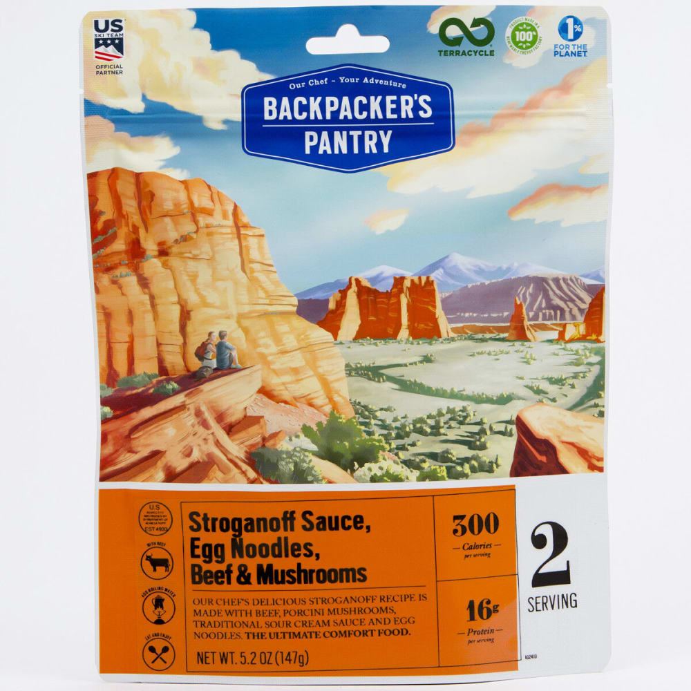 BACKPACKER'S PANTRY Beef Stroganoff With Wild Mushrooms, 2 Servings NO SIZE