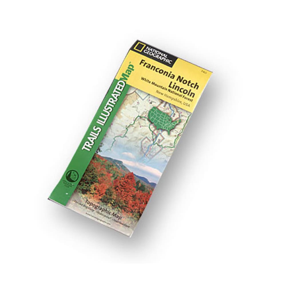 NAT GEO Franconia Notch Map NA