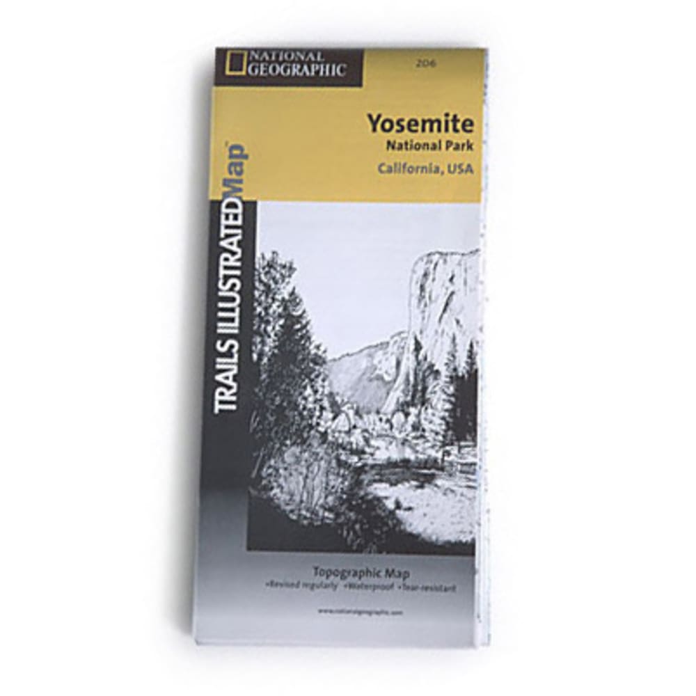 NAT GEO Yosemite Nat'l Park Map NA