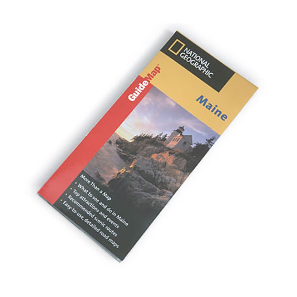 NAT GEO Maine Guide Map NA