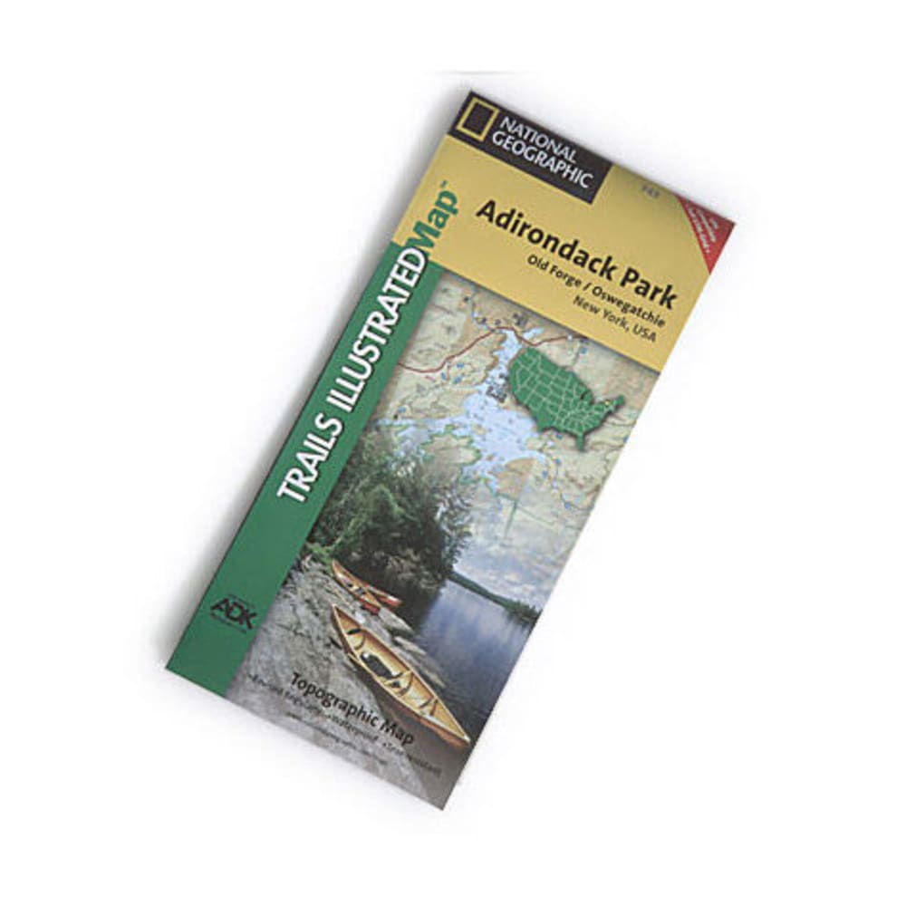 NAT GEO Adirondack Park Map, Old Forge/Oswegatchie NA