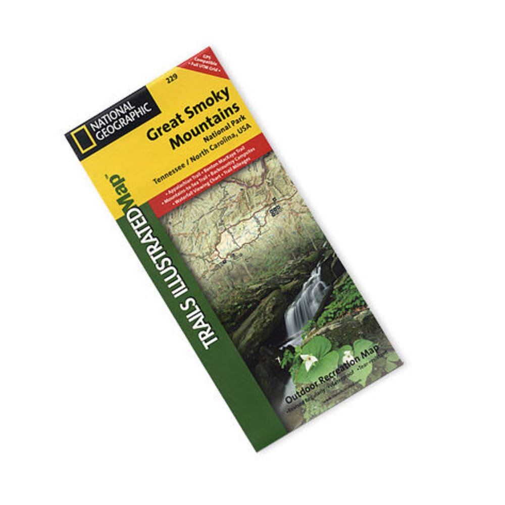 NAT GEO Great Smoky Mountains Nat'l Park Map, '07 NA