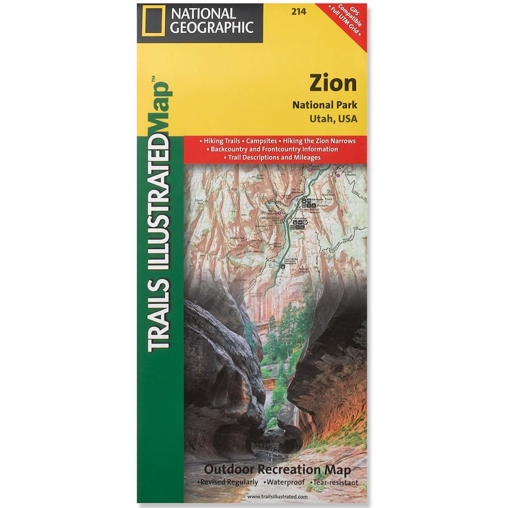NATIONAL GEOGRAPHIC Trails Illustrated Zion National Park NA