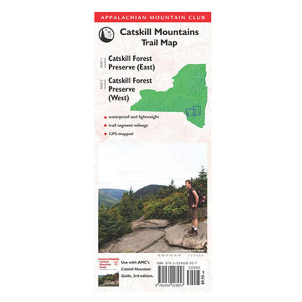 AMC Catskill Trail Map NO SIZE