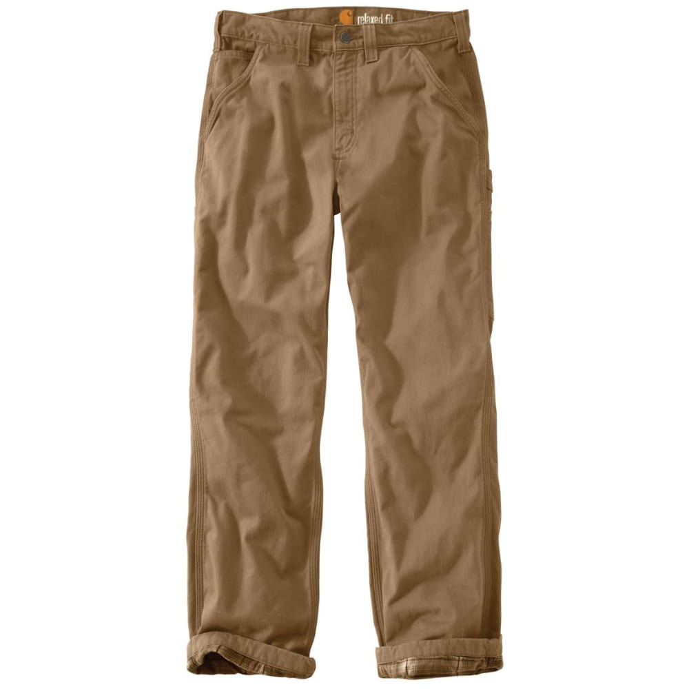 CARHARTT Men's Washed-Twill Flannel-Lined Pants - Eastern Mountain