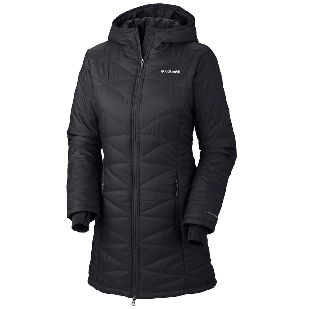 Columbia Powder Lite Hooded Jacket Black Plumíferos esquí mujer : Snowleader