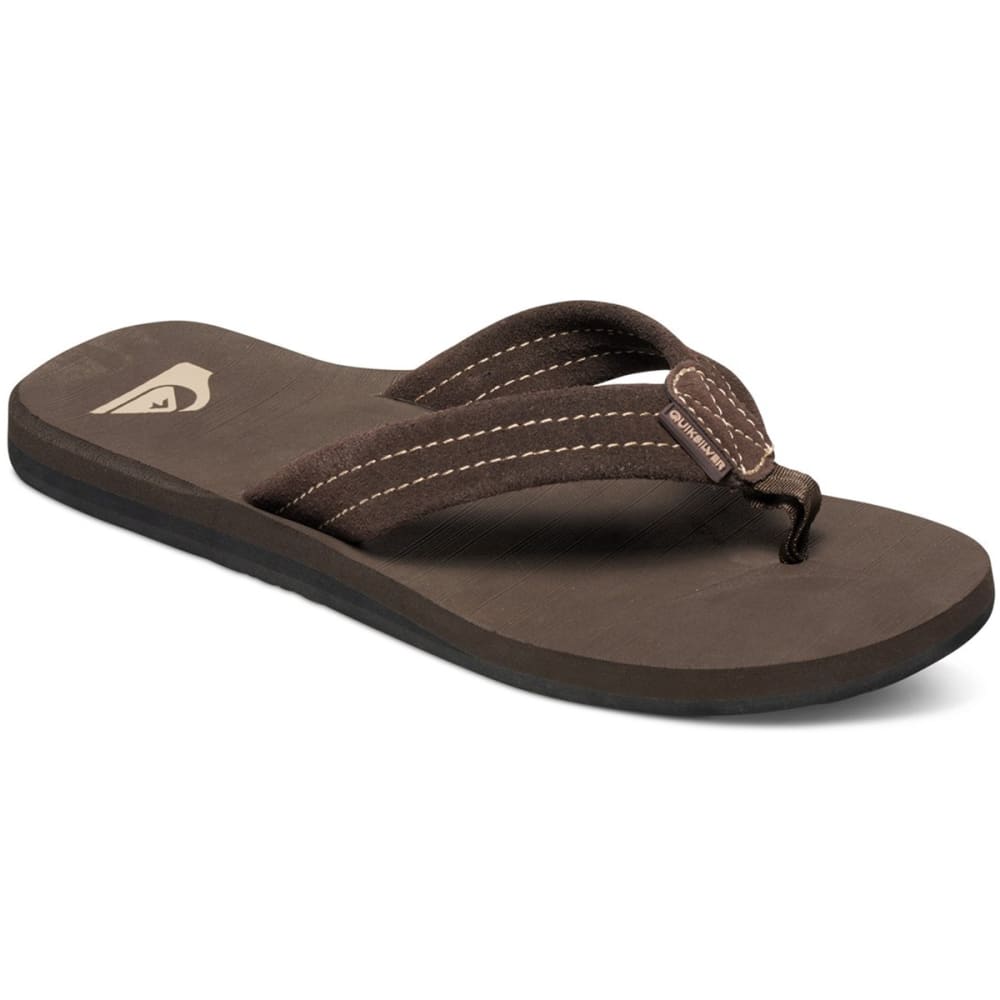 QUIKSILVER Men's Carver Suede Sandals - Eastern Mountain Sports