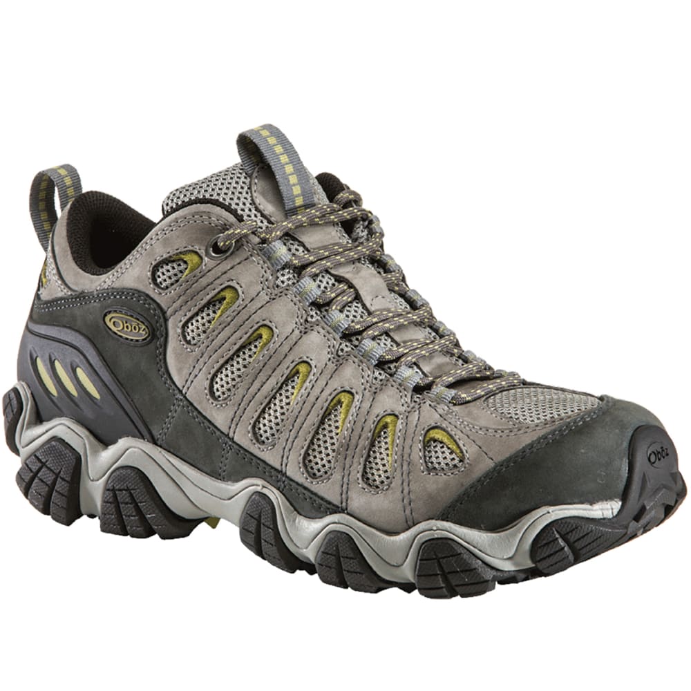 OBOZ Men's Sawtooth Low Hiking Shoes, Pewter 7