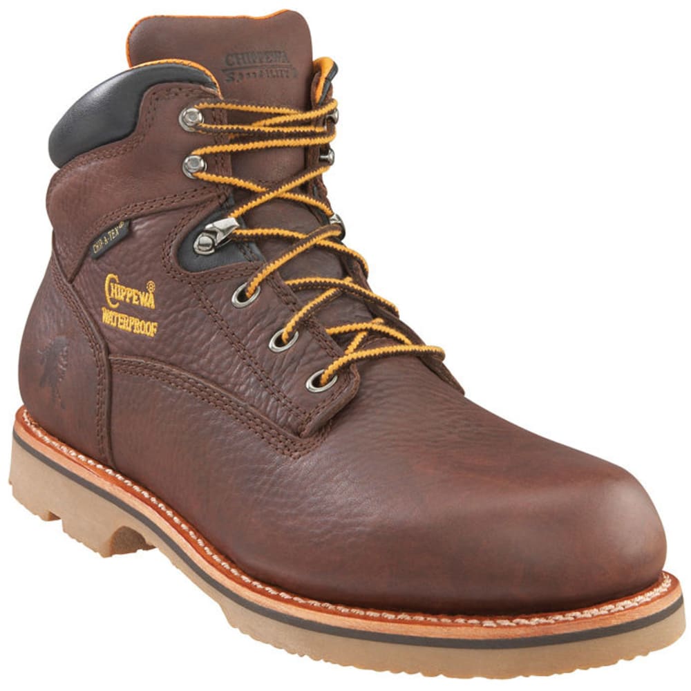 CHIPPEWA Men's Insulated Waterproof Work Boots, Wide 8