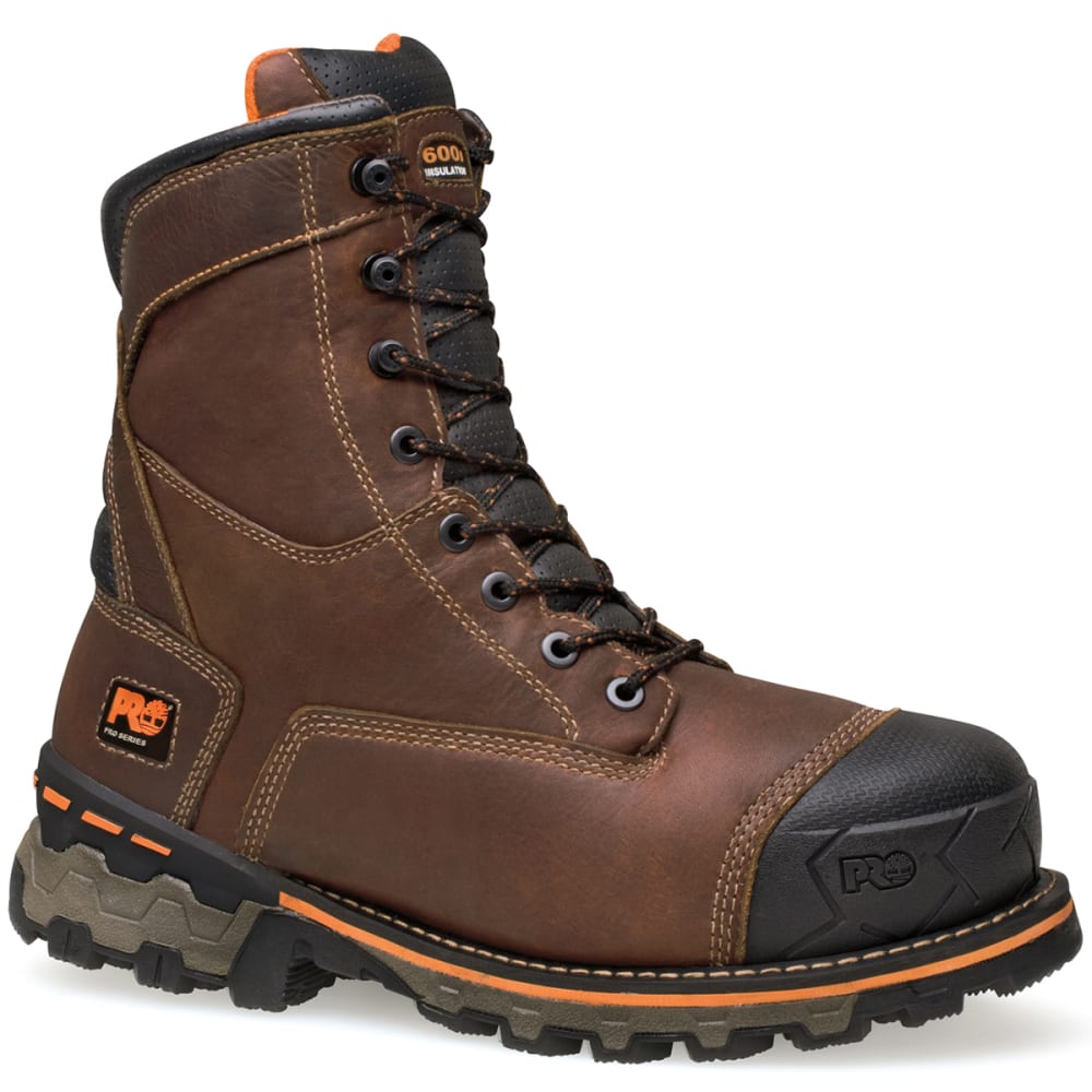 TIMBERLAND PRO Men's Brown Insulated Waterproof Work Boots 11