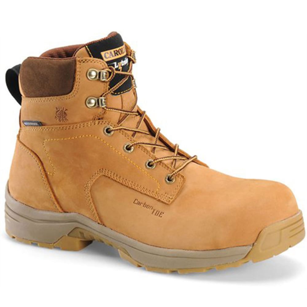 CAROLINA Men's 6 In. Lightweight Waterproof Composite Toe Work Boots 8