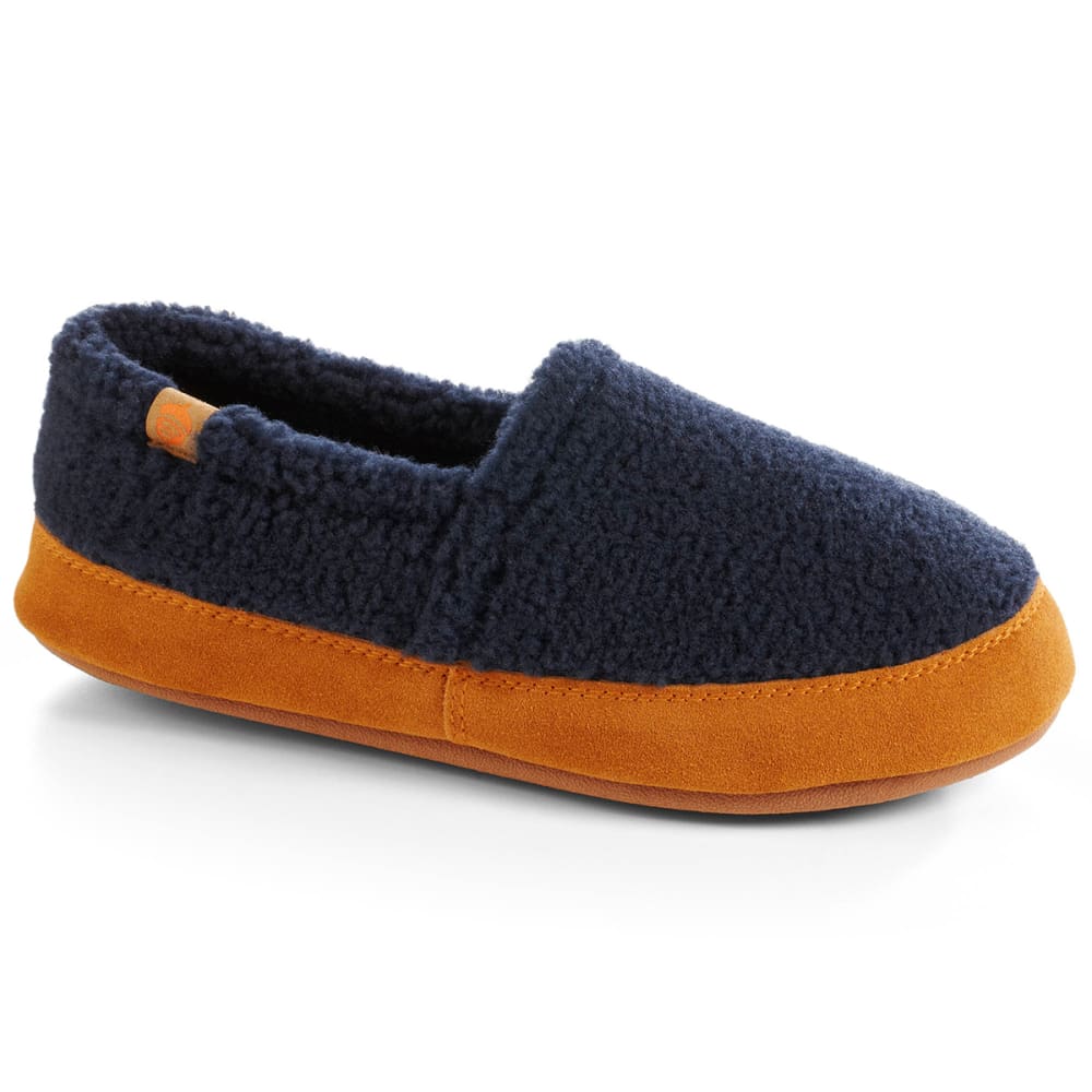 ACORN Women's Moc Shoes, Navy Popcorn S