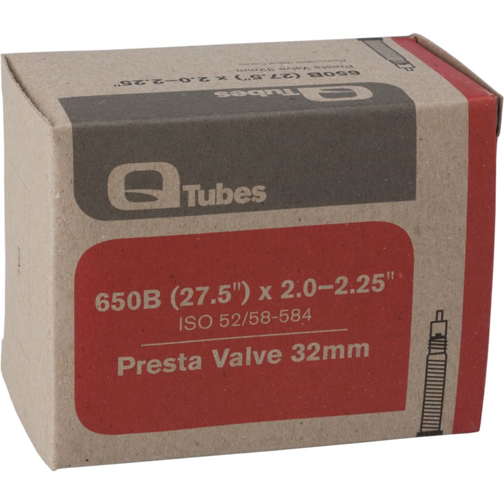 Q-TUBES 27.5" x 2.0-2.25 32mm Presta Valve Tire Tube NO SIZE