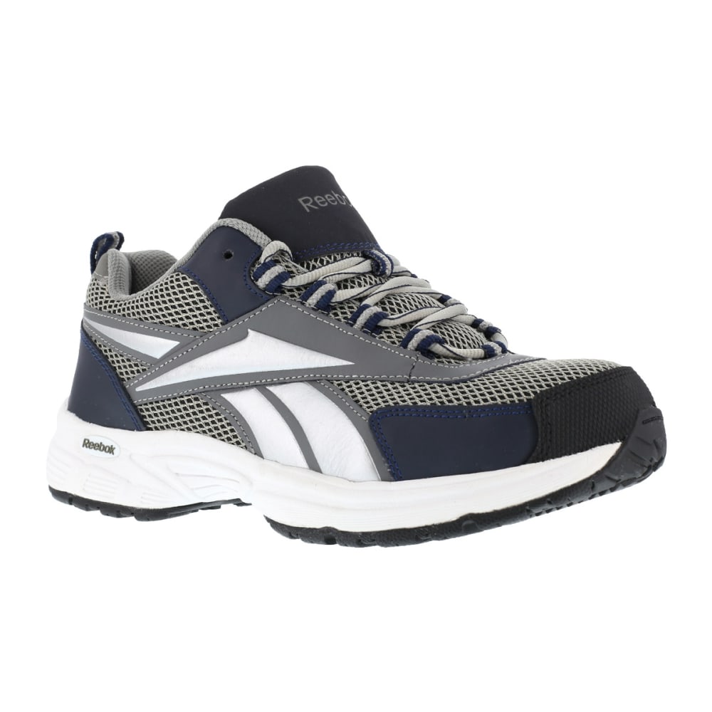 REEBOK WORK Men's Kenoy Steel Toe Cross Trainer Shoes, Gray/ Navy ...