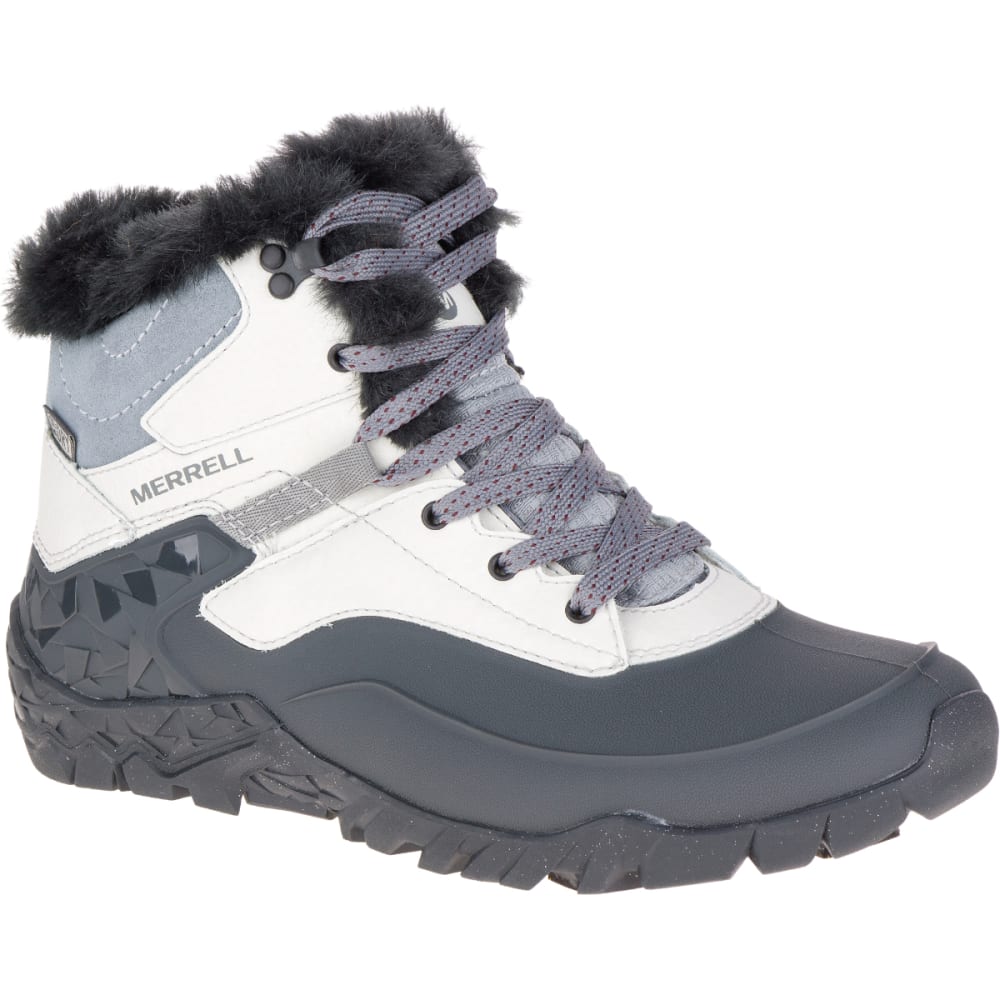 MERRELL Women's Aurora 6 Ice+ Waterproof Boots, Ash - Eastern 