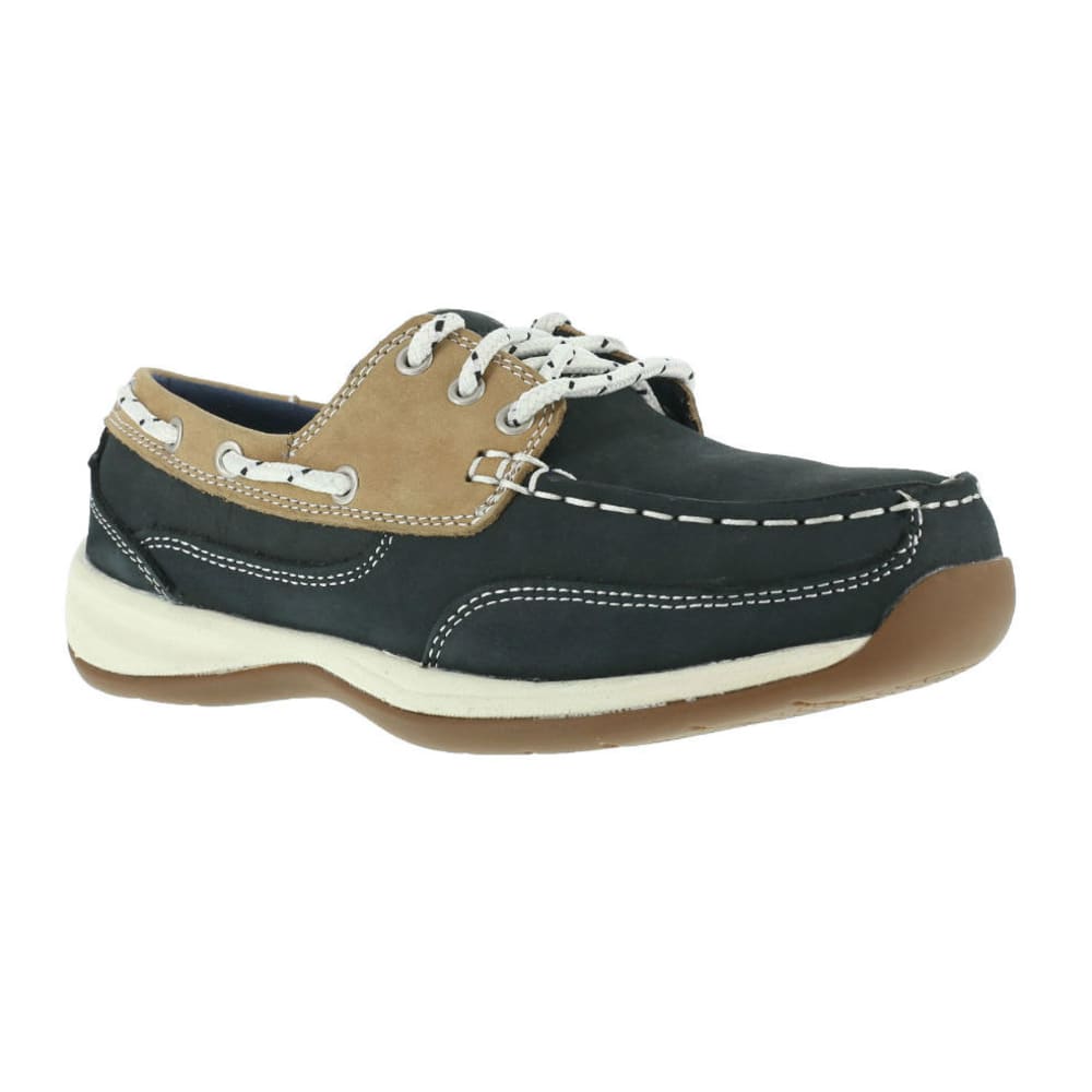 ROCKPORT WORKS Women's Sailing Club Shoes, Wide 6