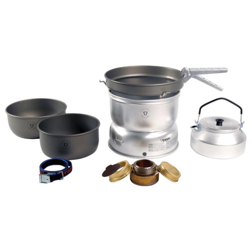 TRANGIA 25-8 Ultralight Hard Anodized Stove Kit with Gas Burner NO SIZE