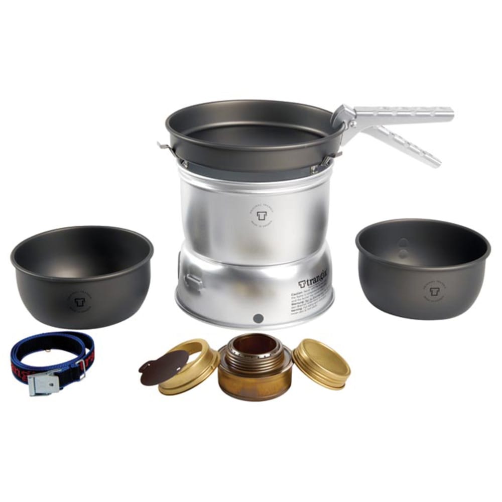 TRANGIA 27-7 Hard Anodized Stove Kit with Gas Burner NO SIZE