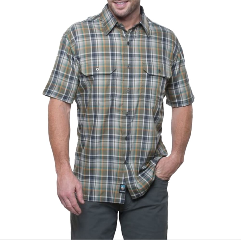 KUHL Men's Response Plaid Short-Sleeve Shirt S