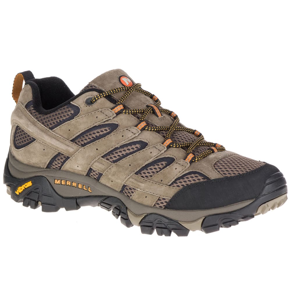MERRELL Men's Moab 2 Ventilator Low Hiking Shoes, Walnut, Wide 8