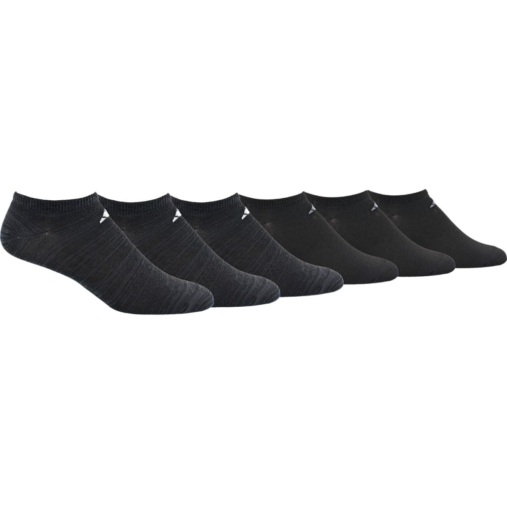 ADIDAS Men's No Show Superlite Socks, 6 Pack L
