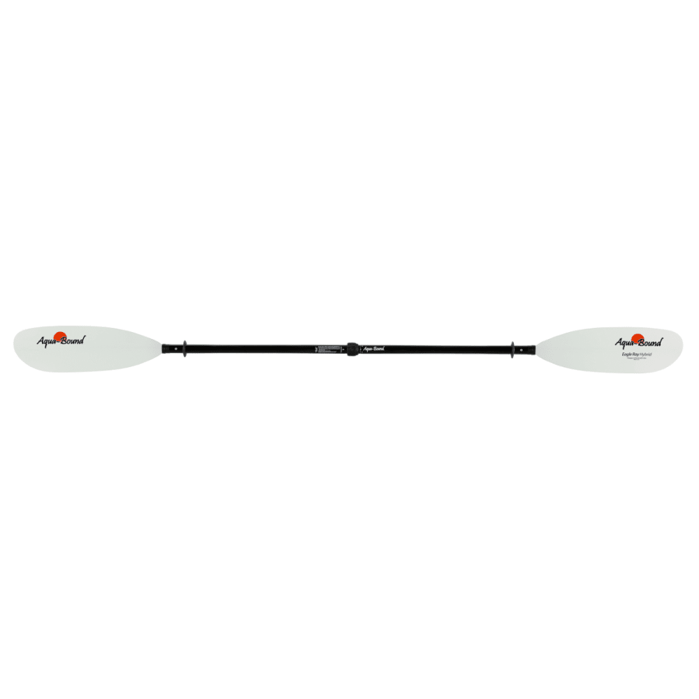 AQUA-BOUND Eagle Ray Hybrid Kayak Paddle, 4-Piece, Snap-Button 210