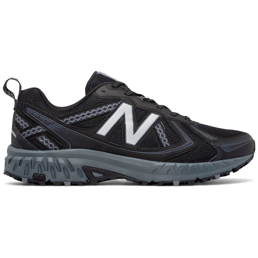 NEW BALANCE Men's 410v5 Trail Running Shoes, Black/Thunder, Wide 7.5
