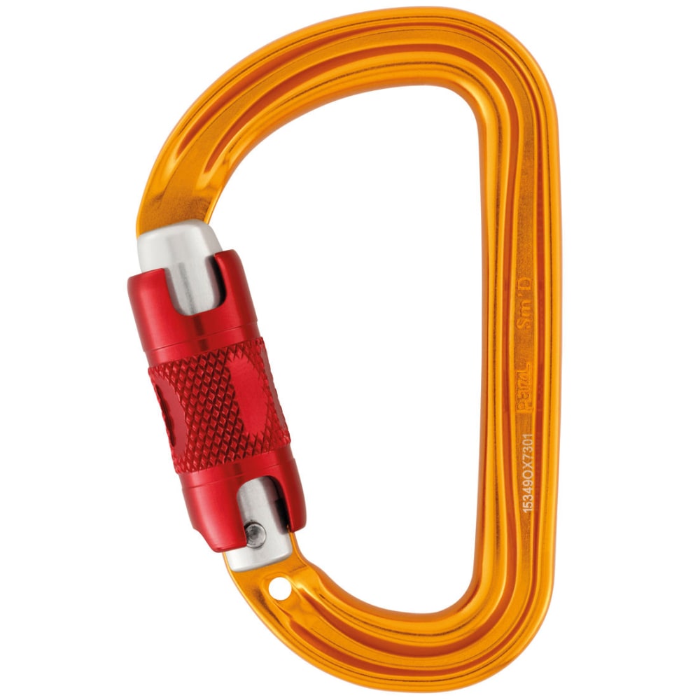 PETZL Sm'D Ultra-light Asymmetrical Twist Lock Carabiner NO SIZE