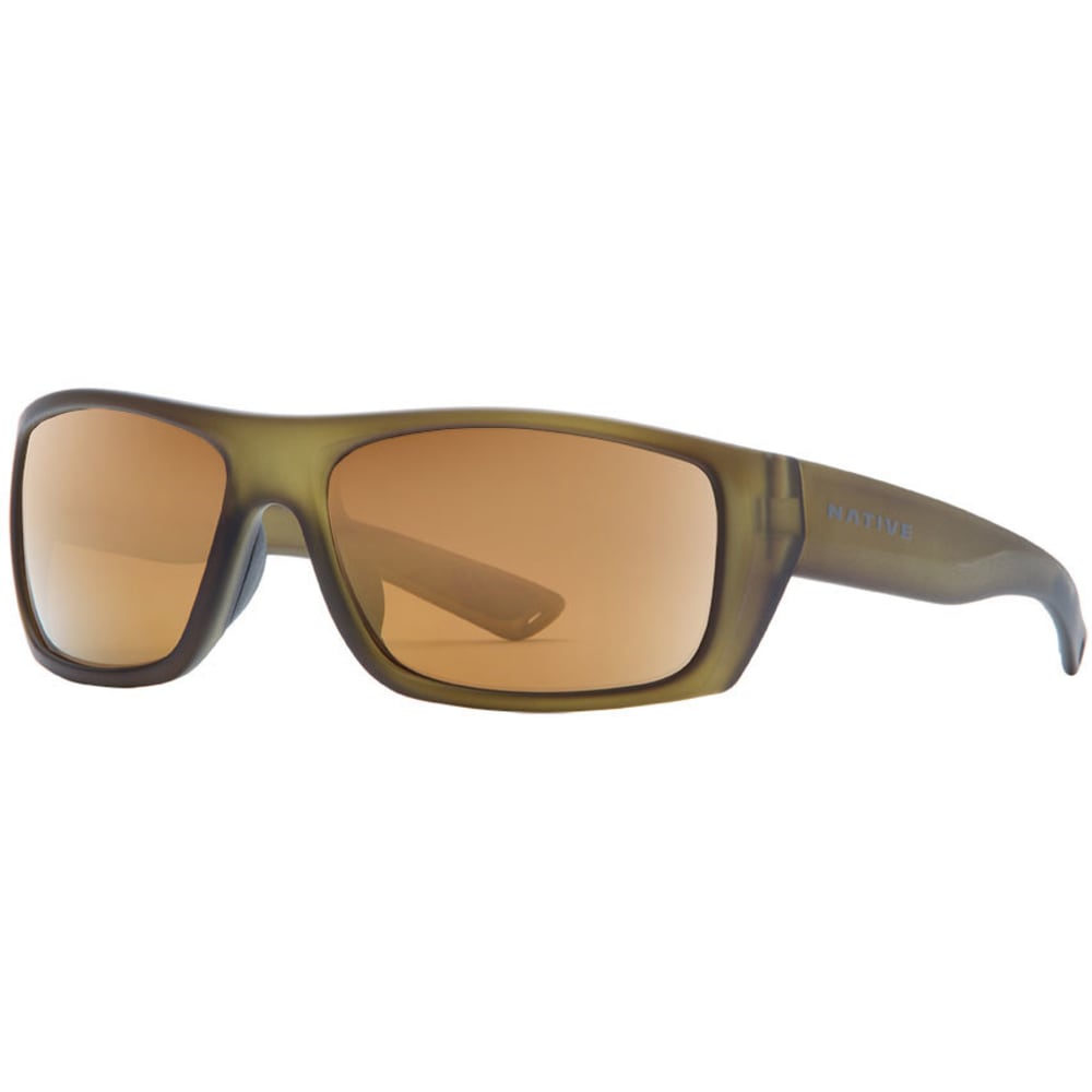 NATIVE EYEWEAR Distiller Sunglasses, Matte Moss/Bronze Reflex NO SIZE