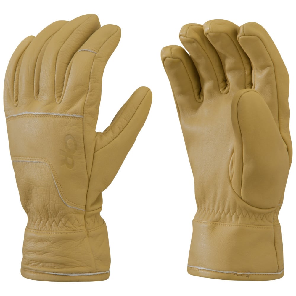 OUTDOOR RESEARCH Aksel Work Gloves, Natural M