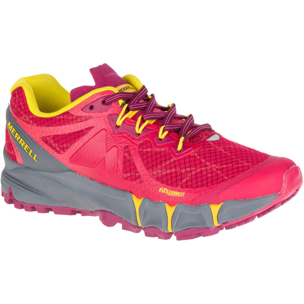 MERRELL Women's Agility Peak Flex Trail Running Shoes, Ski Patrol ...