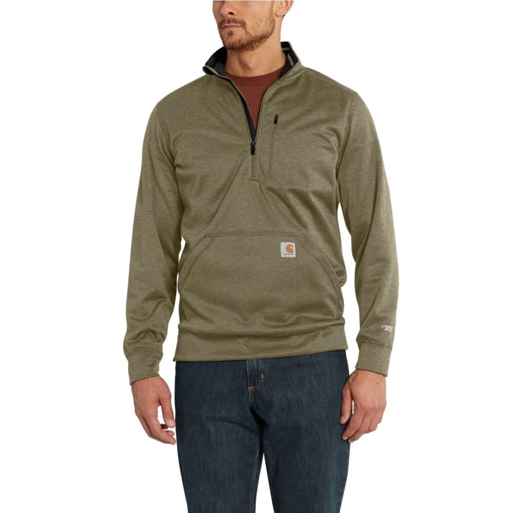 Download CARHARTT Men's Force Extremes Mock Neck Half-Zip ...