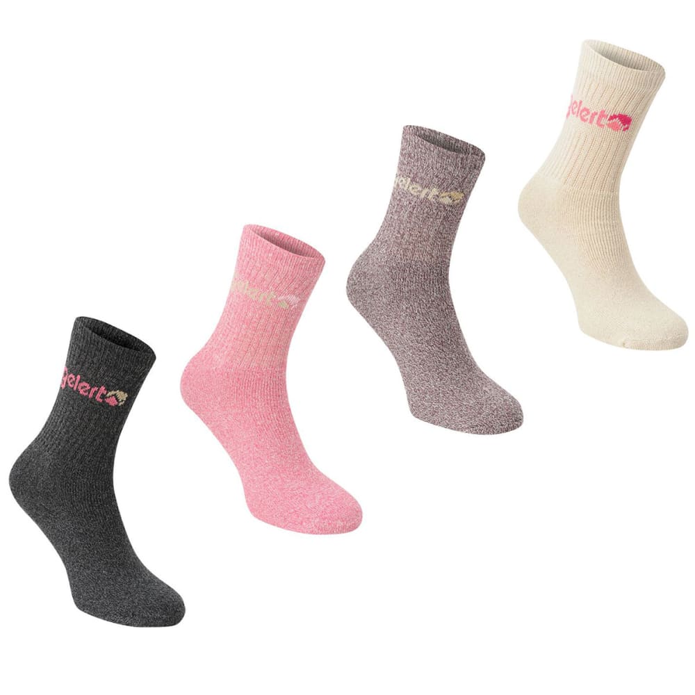 GELERT Women's Hiking Boot Socks, 4 Pack 6-10