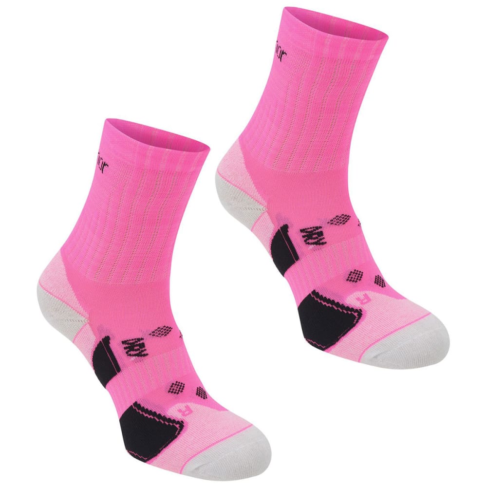 KARRIMOR Women's Quarter Running Socks, 2 pack 6-10