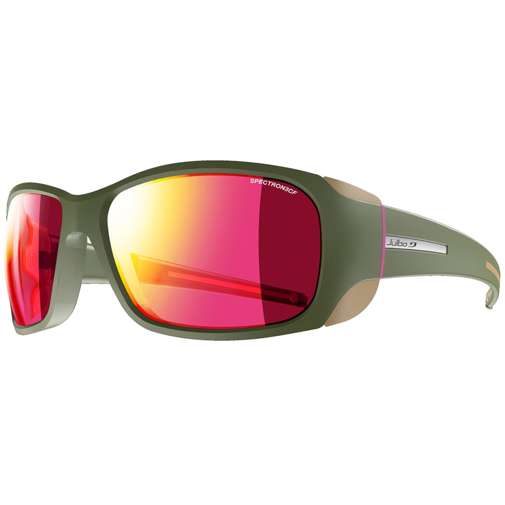 JULBO Monterosa Sunglasses with Spectron 4, Dark Blue/Grey/Coral ONE SIZE