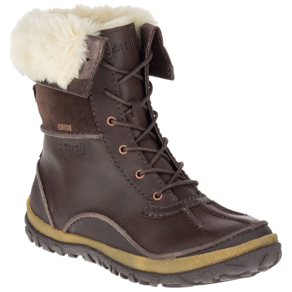 MERRELL Women's Tremblant Mid Polar Waterproof Boots, Espresso