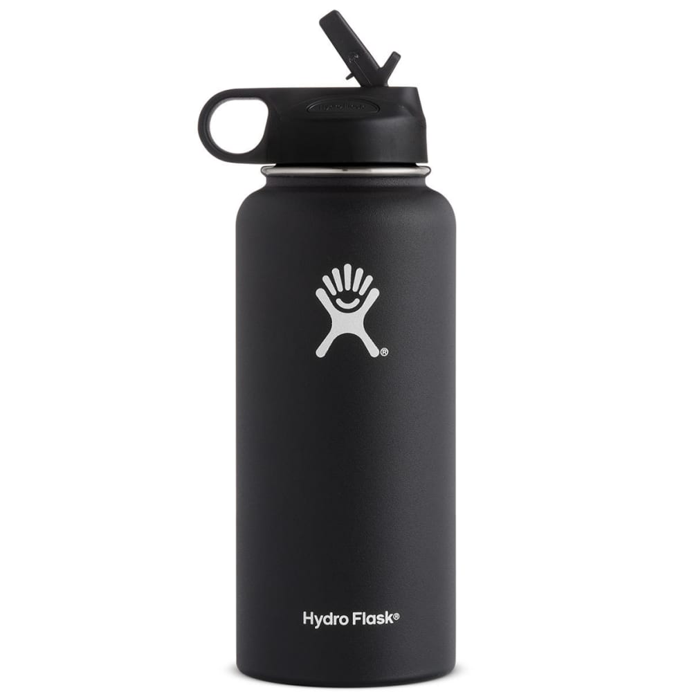 CCYMI Hydro Flask 32oz Wide Mouth Water Bottle with Straw Lid, Mountain  Design & Reviews