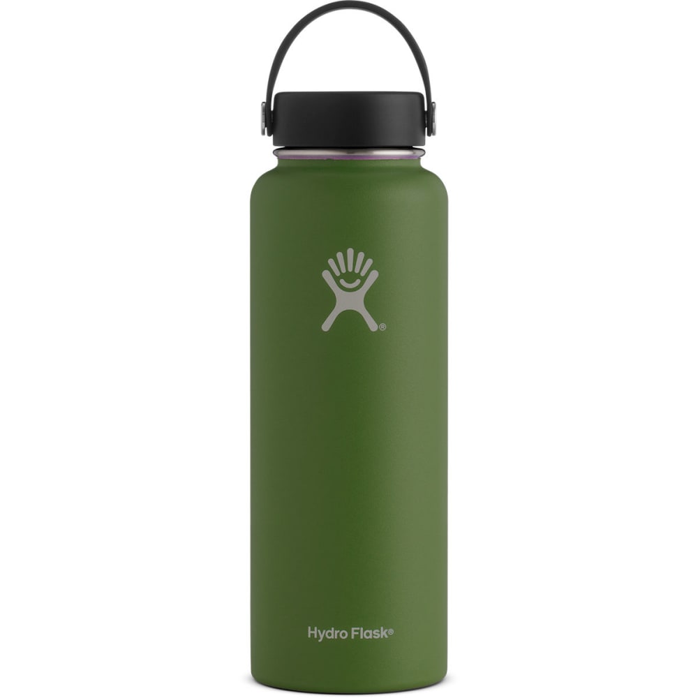 Hydro Flask Wide Mouth Insulated Bottle with Straw Lid, Flamingo, 32 oz Capacity