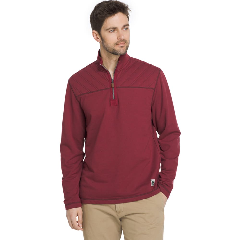 G.H. BASS & CO. Men's Quarter-Zip Fleece Pullover M