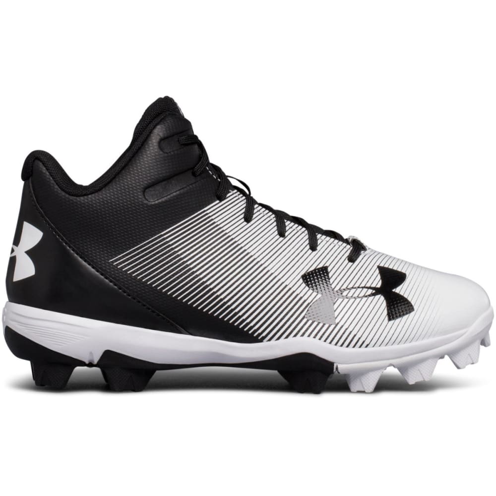 UNDER ARMOUR Kids' Leadoff Mid RM Jr. Baseball Cleats 1.5