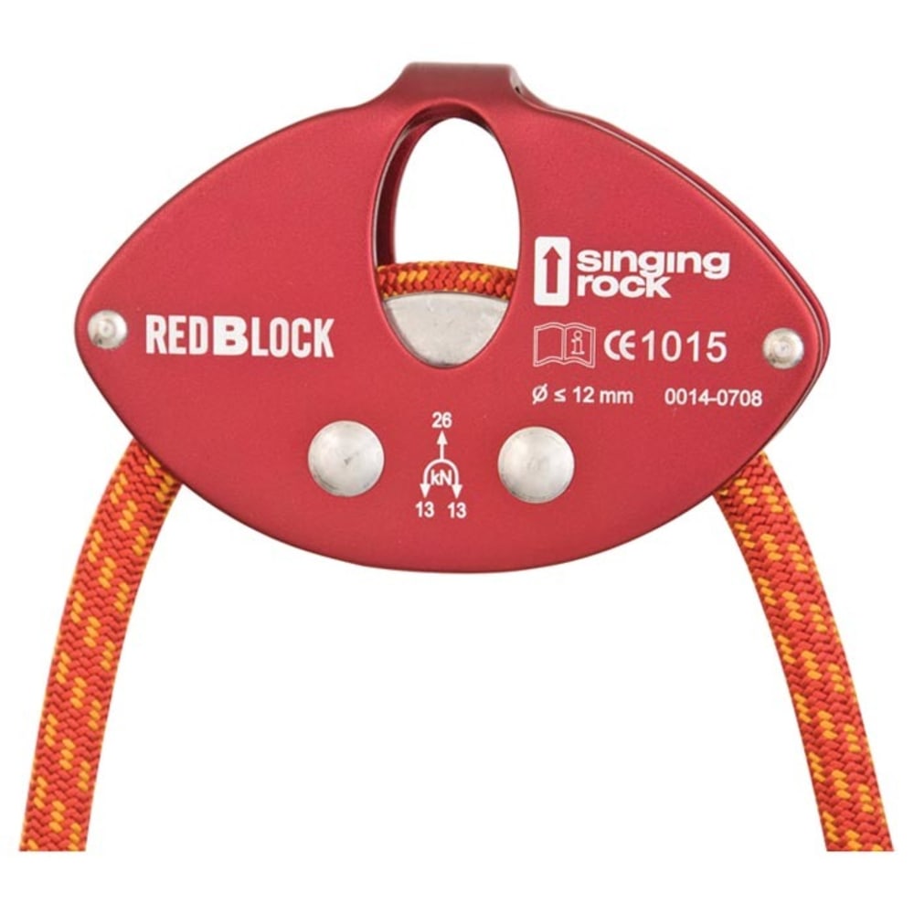 SINGING ROCK Red Block Reduction Device, Red NO SIZE