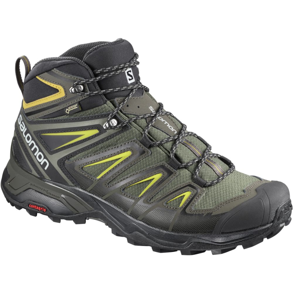 SALOMON Men's X Ultra 3 Mid GTX Waterproof Hiking Boots 8