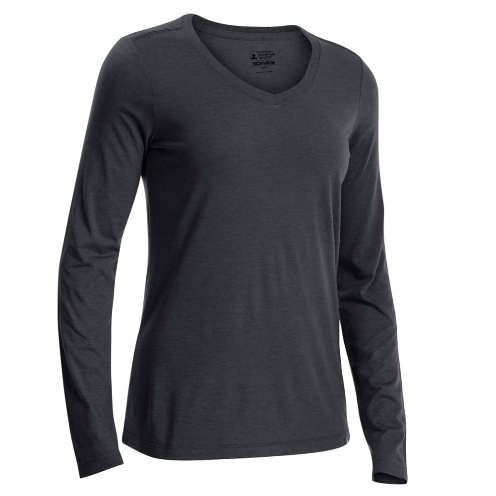 EMS Women's Techwick Vital V-Neck Long-Sleeve Tee XS