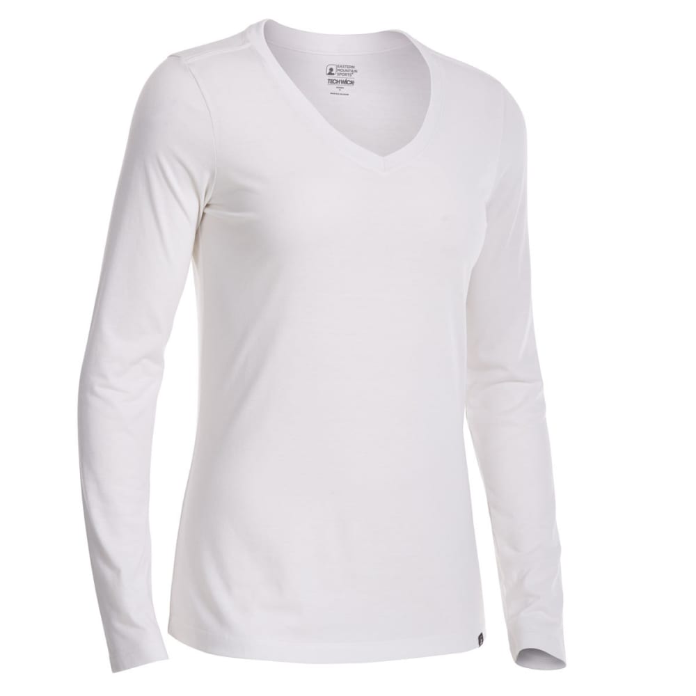 EMS Women's Techwick Vital V-Neck Long-Sleeve Tee S