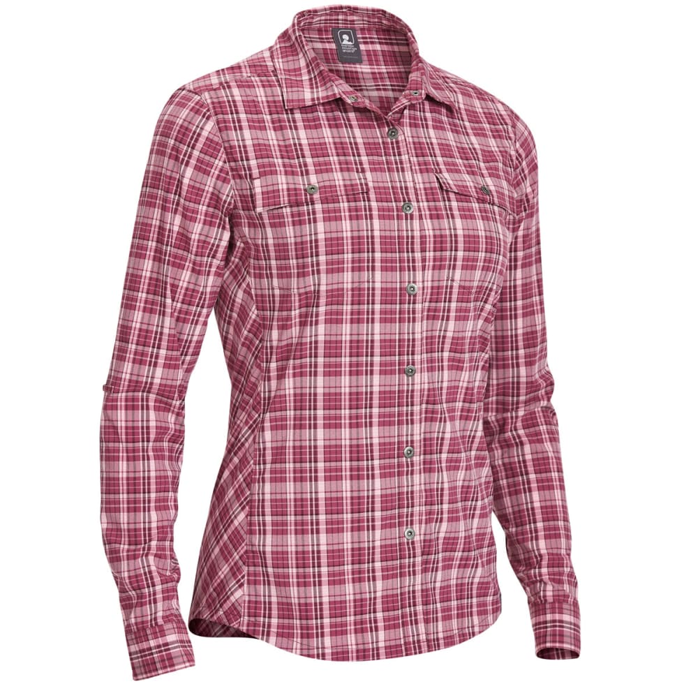 EMS Women's Journey Plaid Long-Sleeve Shirt XS