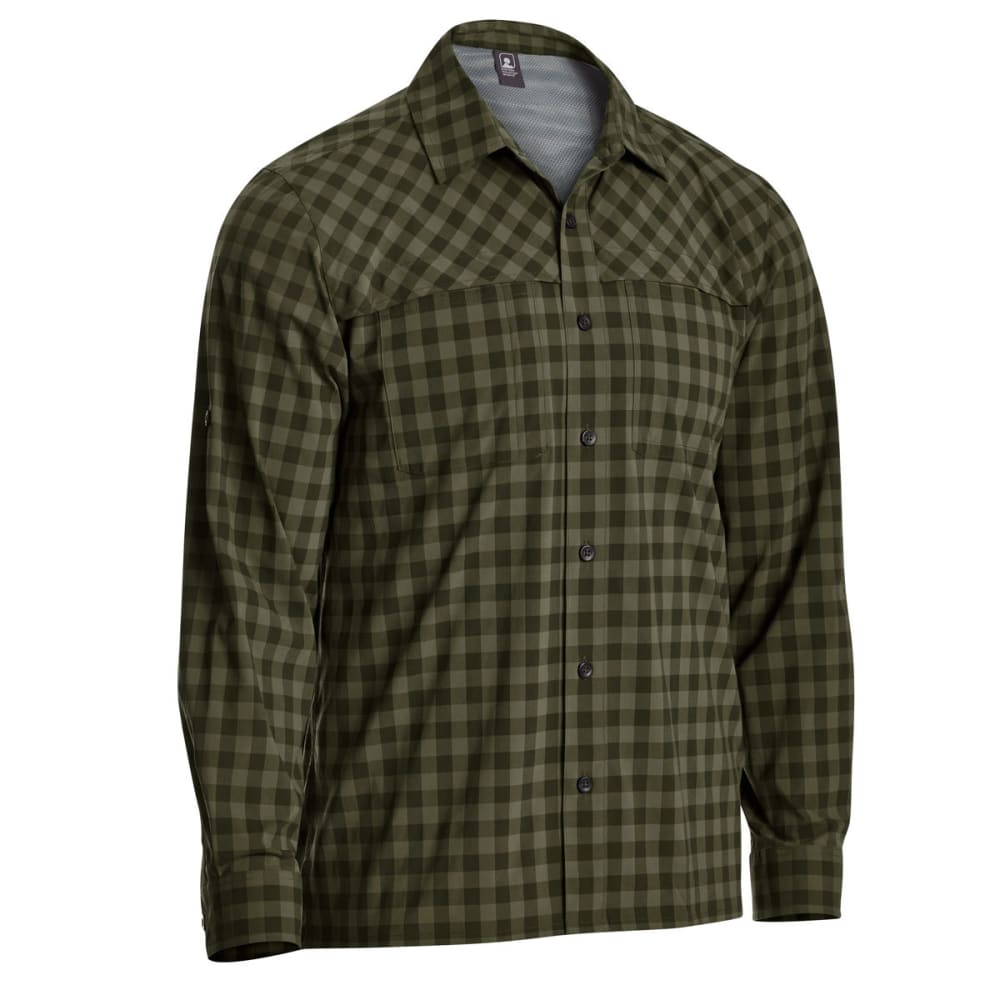 EMS Men's Journey Plaid Long-Sleeve Shirt S