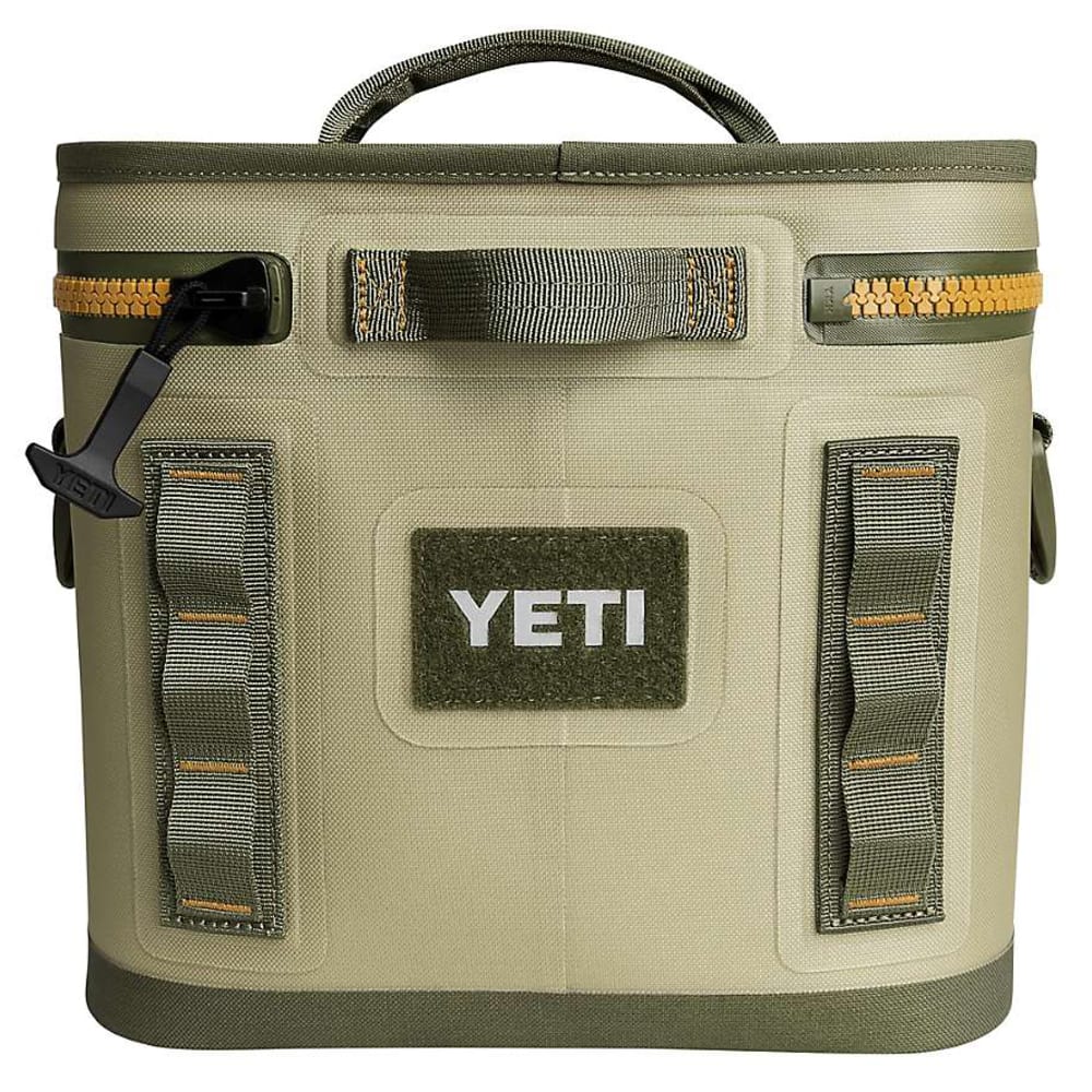 YETI Hopper Flip 18 Portable Cooler, Field Tan/Blaze Orange